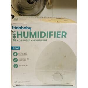 Fridababy 3-in-1 Humidifier, Diffuser, Nightlight, Soothing Cool Mist Vaporizer